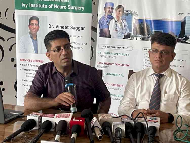 50 years female undergoes rare, complicated spine surgery at IVY Hospital Mohali