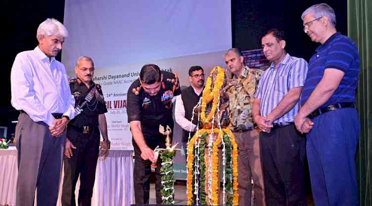 कारगिल युद्ध की जीत भारतीय सेना की स्ट्रैटिजिक लीडरशिप तथा सैन्य सूझबूझ का परिचायक हैः ब्रिगेडियर ब्रिजेश पाण्डे  