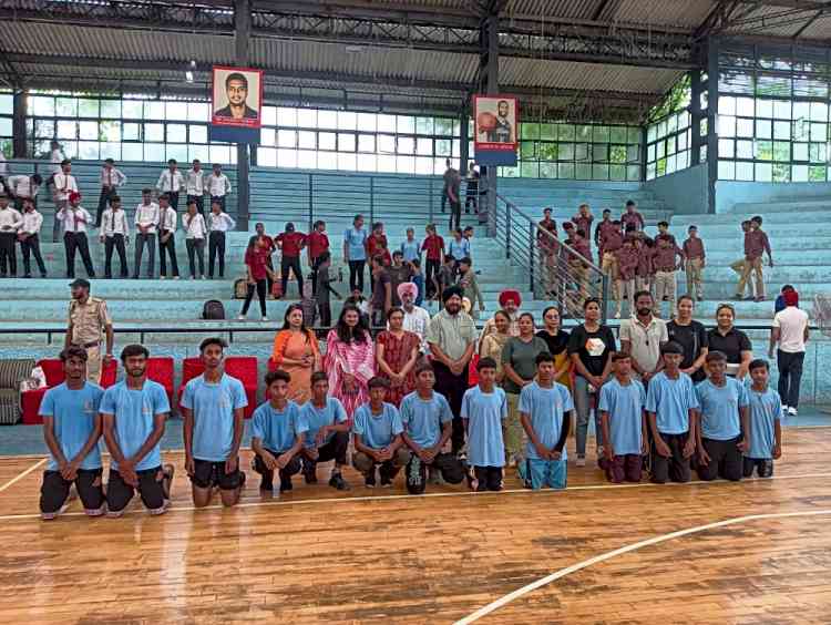 Administration holds basketball tournament of government schools under YUG program