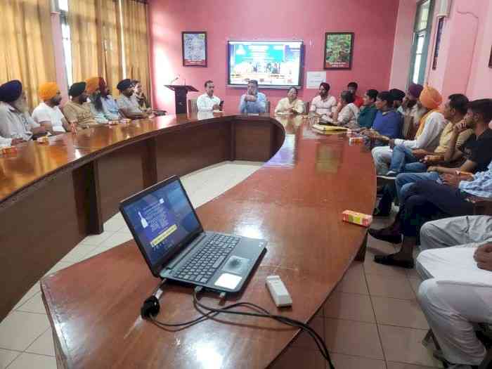 Krishi Vigyan Kendra Fatehgarh Sahib organised Live Webcasting of PM Kisan Scheme