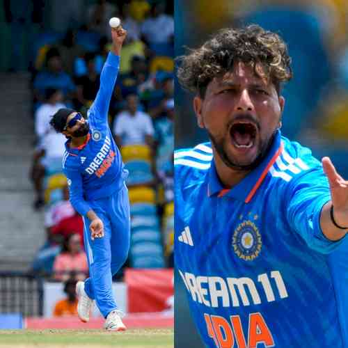 1st ODI: Kuldeep, Jadeja star as India bowl out West Indies for 114