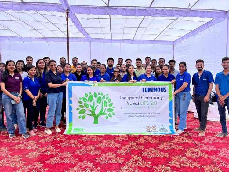 Luminous celebrates World Nature Conservation Day 2023, with 2500 Trees under their CSR Initiative