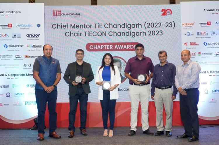 TiE Chandigarh gives Chapter Awards at 20th General Meeting