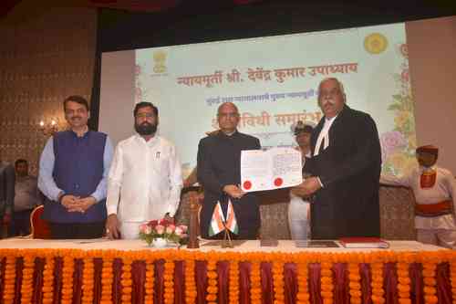 Justice D. K. Upadhyaya sworn-in as new CJ of Bombay High Court