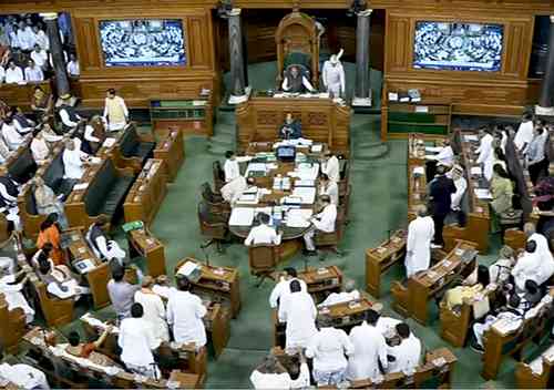 Lok Sabha adjourned till 2 pm amid Opp protest over Manipur violence