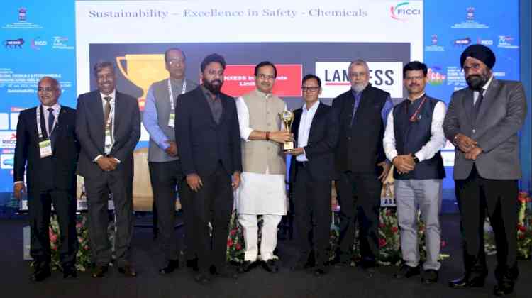 LANXESS India wins FICCI Chemicals and Petrochemicals Award 2023 for Sustainability- Excellence in Safety