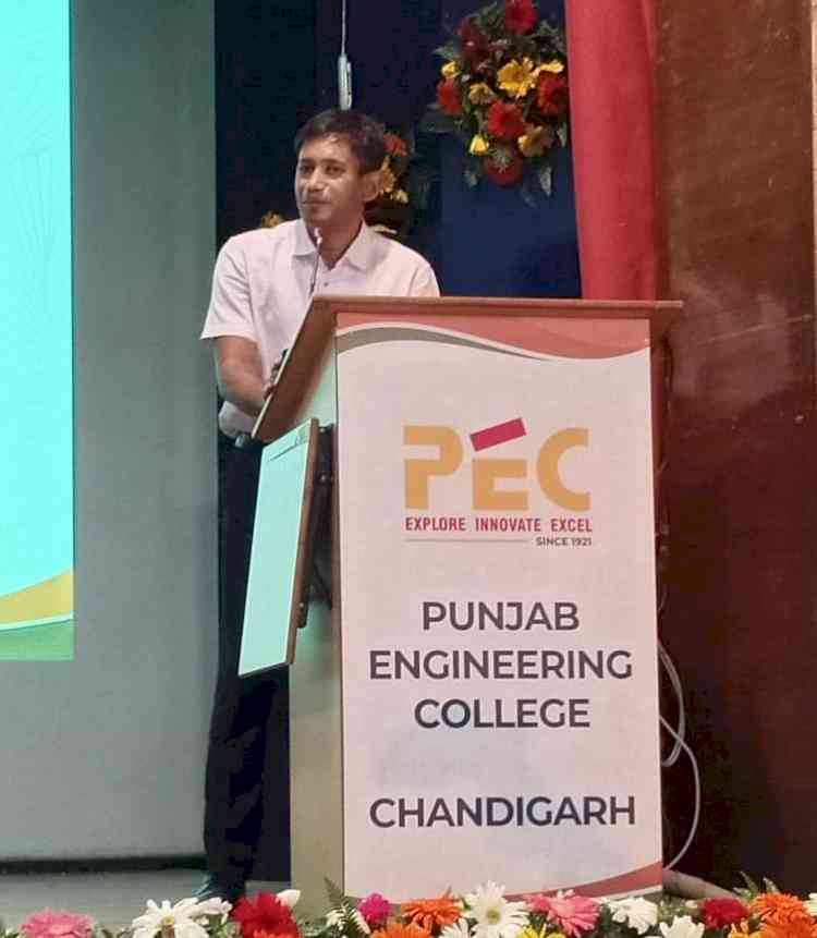 Dr. BRC speaks on GRAD System at PEC Chandigarh