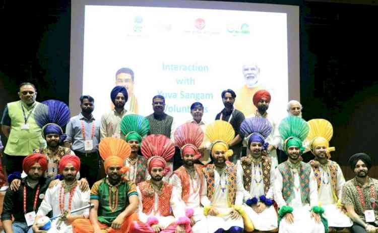 Union Minister of Education applauded LPU students’ cultural performance at India’s biggest auditorium ‘Bharat Mandapam’