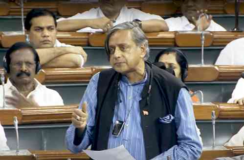 Tharoor alleges his microphone was switched off when he raised objections on Delhi Services Bill in LS