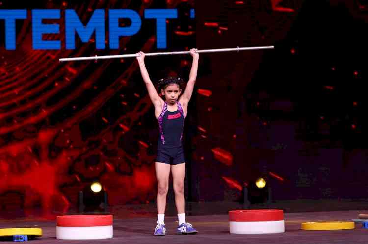 India’s youngest dead-lifter, Haryana's Arshiya Goswami, will prove age is just a number as she attempts to break a Guinness World Record on India's Got Talent