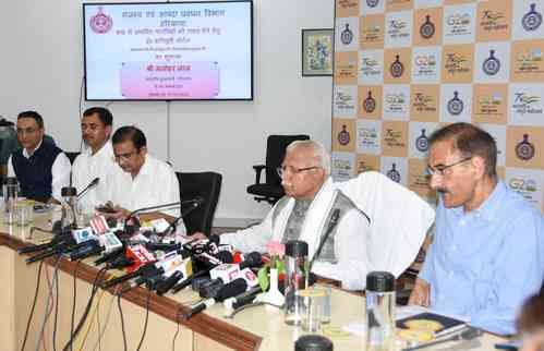 Haryana CM launches portal for flood-related compensation claims