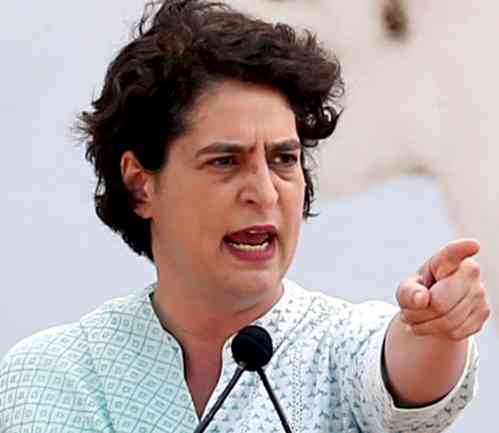 Divide and rule politics has disturbed peace, says Priyanka Gandhi