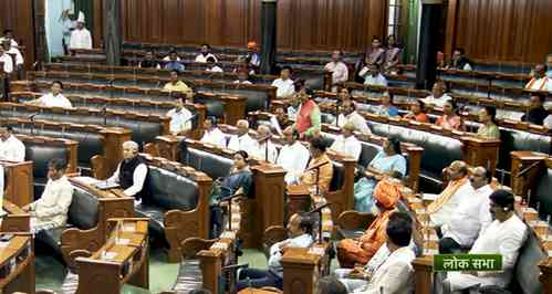 LS adjourned till 2 pm amid Oppn protests over Manipur violence