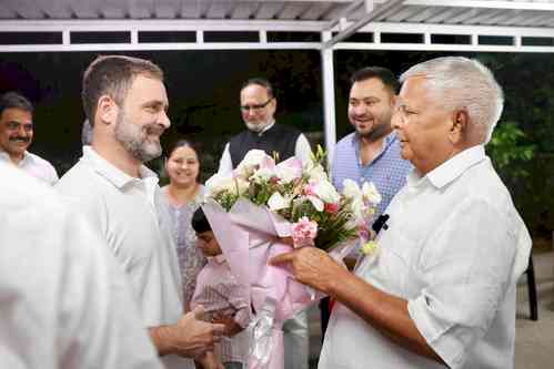 Hours after SC stay on his conviction, Rahul meets RJD Chief