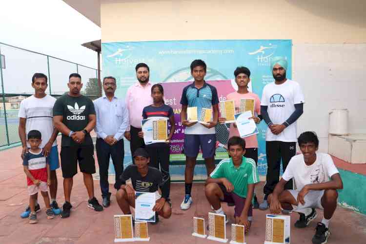 Harvest Trainees shine at All India Championship Series tennis tournament held at Jassowal