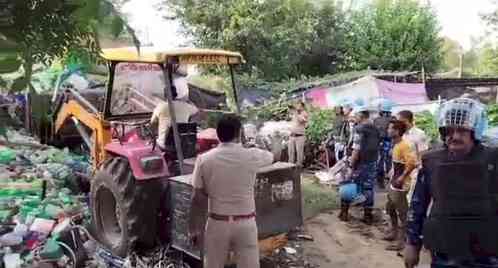 45 illegal shops razed to ground in Haryana’s Nuh