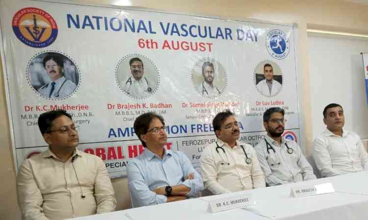 Awareness programme at Global Heart and Multispeciality Hospital on eve of National Vascular Day