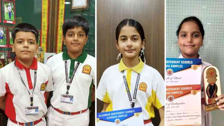 Students of Innocent Hearts won prizes in Sahodaya Inter School and Tech Manthan competitions