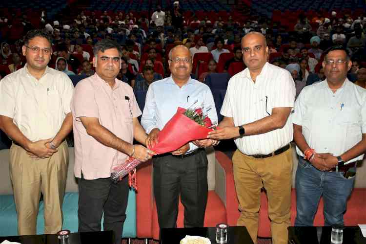 University Education journey is different from school learning journey, make yourself serious about classroom studies: Vice Chancellor Dr. Susheel Mittal