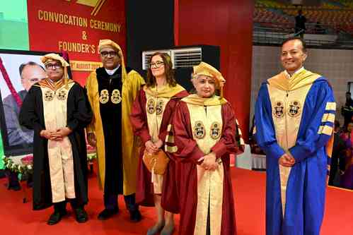 A constitutional culture allows citizens to hold policymakers to account: Justice B.V. Nagarathna, Judge, Supreme Court, at JGU's 12th Convocation