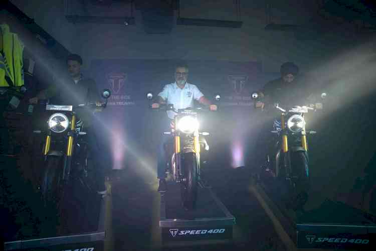 First Batch of Triumph Speed 400 Bikes Delivered in Chandigarh