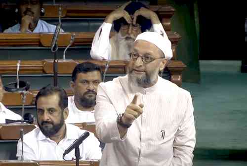 Owaisi attacks government over Manipur, Haryana violence in Parliament