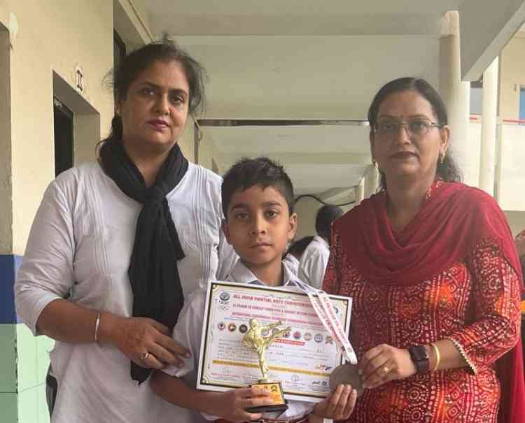 Mahid of DIPS got bronze medal in National Martial Arts Competition