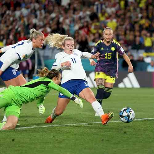 FIFA Women's World Cup: England rally to beat Colombia in quarterfinals