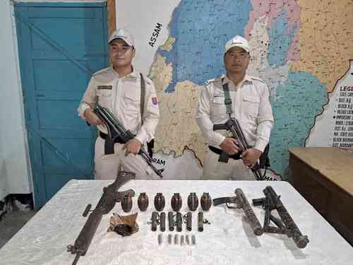 16 looted arms, 11 types ammunition recovered in Manipur