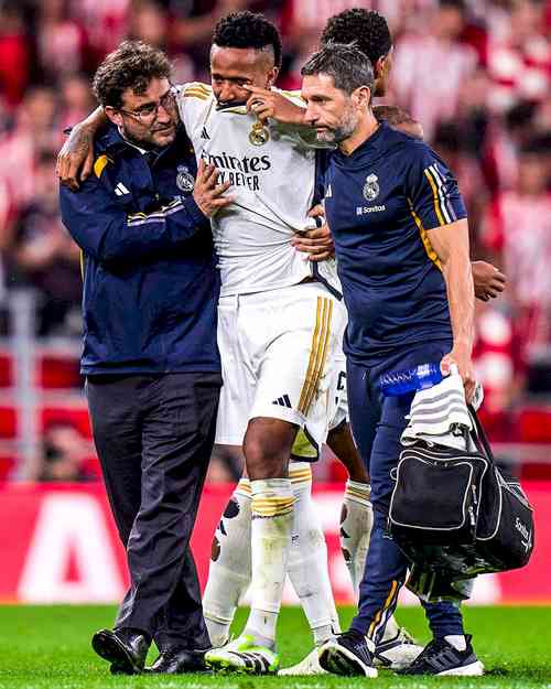 Football: Real Madrid's Militao set to miss season with damaged knee ligament