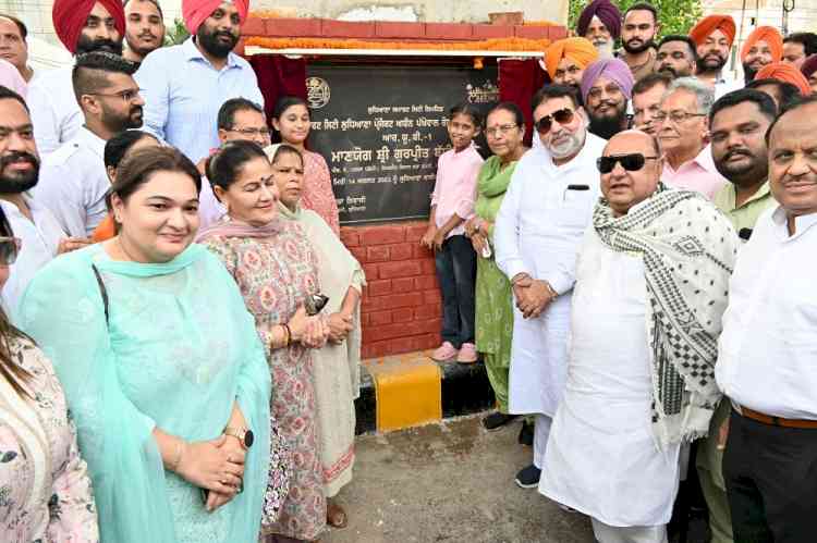 MLA Gogi inaugurates second RUB at Pakhowal road railway crossing 