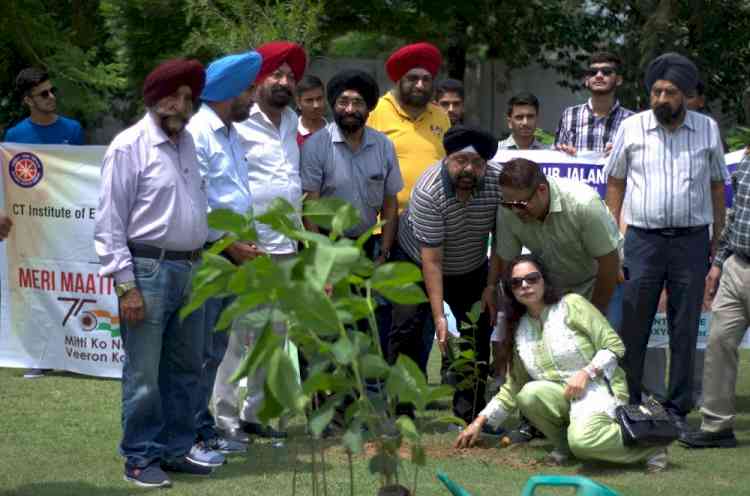 Uniting for a Greener Tomorrow: CT Group of Institutions South Campus and Rotary Club Jalandhar West plant Seeds of Change