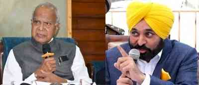 Punjab Guv quips at Mann for skipping 'At Home' ceremony