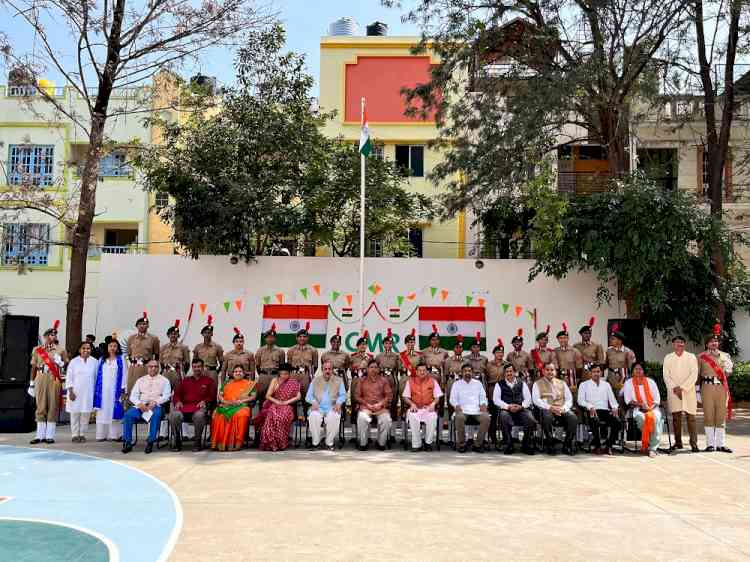CMR University Marks 77th Independence Day with Grand Celebration