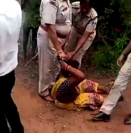 Woman seeking compensation for tower installation dragged by cops in MP’s Katni