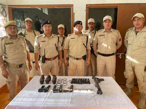 8 looted arms, 112 types of ammunition recovered in Manipur