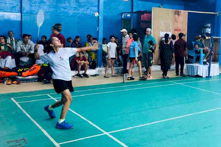 अंडर-11 गर्ल्स सिंगल में फरीदाबाद की अनिका सैनी ने झज्जर की श्रेया को पछाड़ा
