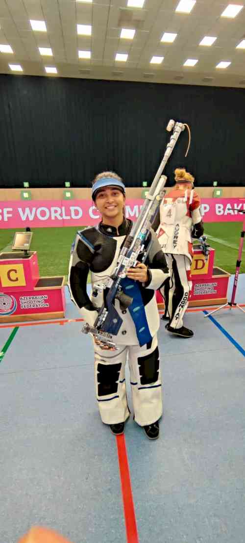 Shooting World C'ship: Mehuli Ghosh wins bronze and Paris Olympic quota in Women’s 10m Air Rifle