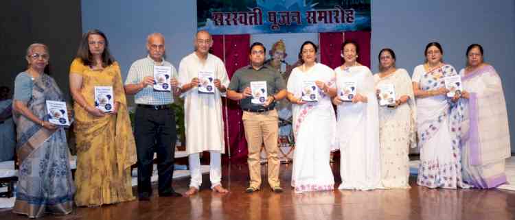 DC Vishesh Sarangal releases book ‘The Literary Contours’ at KMV