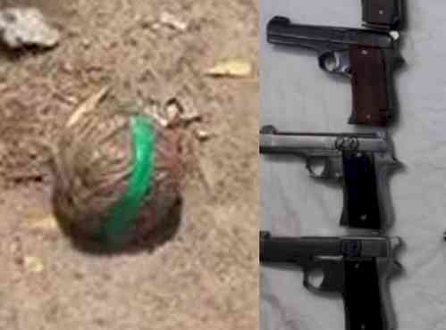 Crude bombs, country made pistols found in Prayagraj hostel