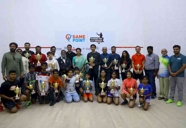Rohan, Aryaa bag Gamepoint Telangana Squash Championship titles