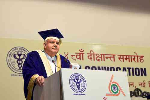 No substitute for AIIMS in the country: Vice Prez Dhankhar