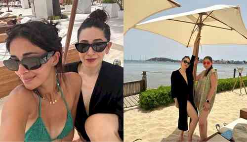 Karisma Kapoor, Ananya Panday set gram on fire in bikini photos from Ibiza vacation