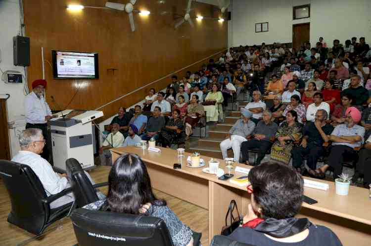 68th Colloquium lecture “When Writing Plays Becomes A Pilgrimage” delivered by Dr Atamjit at PU