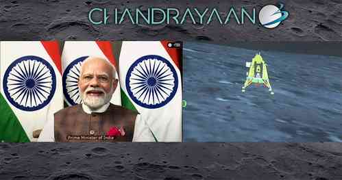 Historic moment for us, says PM Modi as Chandrayaan-3 lands on Moon