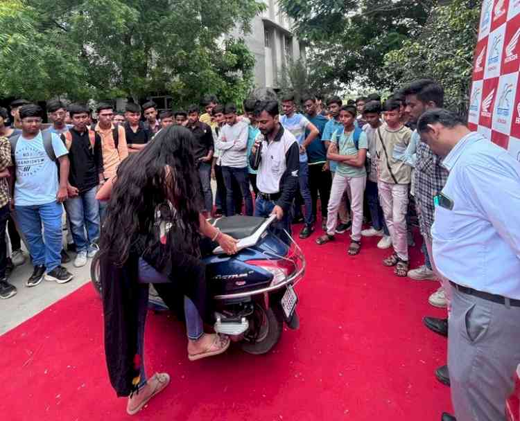 Honda Motorcycle & Scooter India conducts Road Safety Awareness Campaign in Vadodara