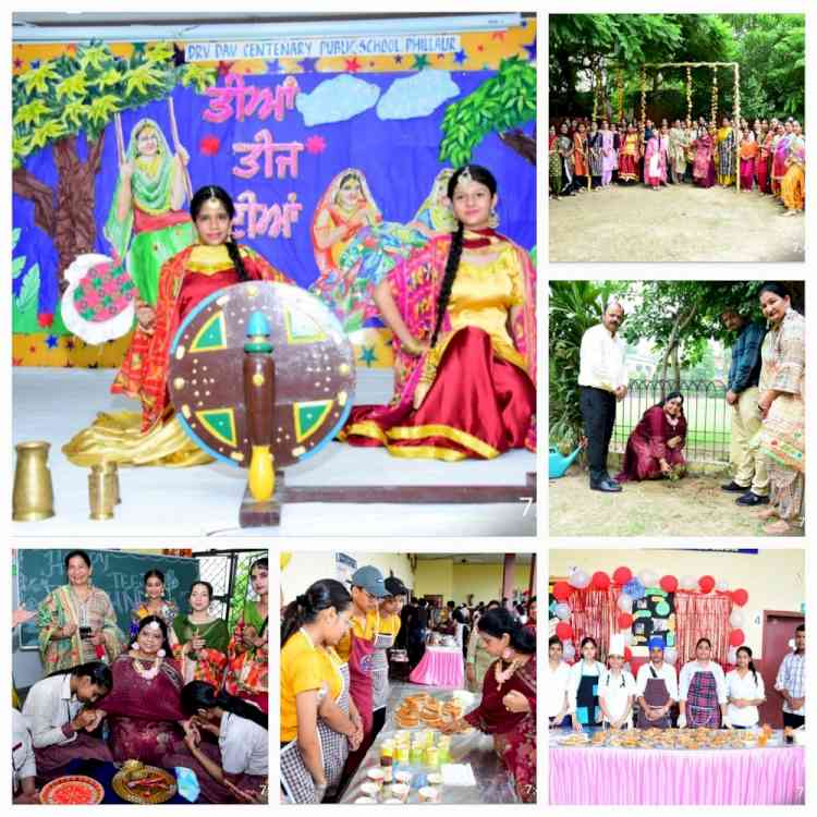 DAV School celebrated Teej with fervour