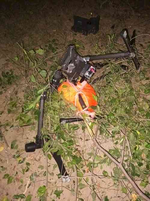 BSF, Punjab Police seize broken drone, 3.4 KG heroin in Ferozepur