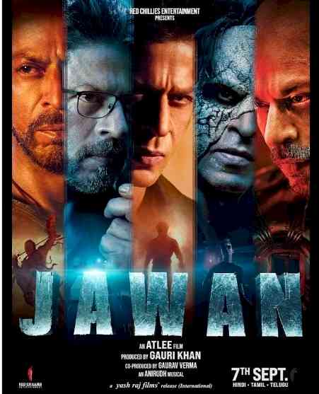 SRK unveils motion poster depicting all his five faces in 'Jawan'