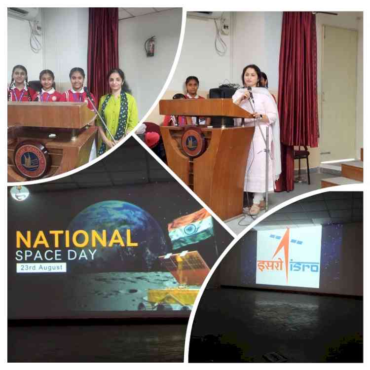 Apeejay School celebrates successful launching of Chandrayaan 3